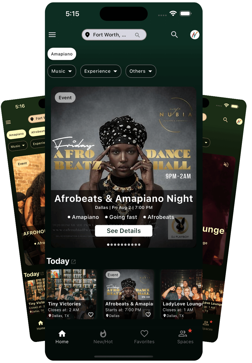 Afrobeats screenshot nightly traffic